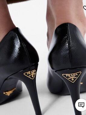 PRADA
Patent Saffiano leather pumps women size 41 US 11 gently used 
$ 1,200